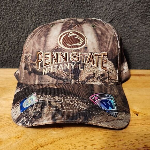 Top of the World Penn State Mossy Oak Camo Velcroback - New - Picture 1 of 9